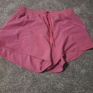Women’s Athletic Drawstring Shorts in Mauve Pink